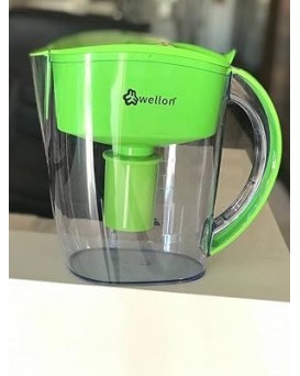 Wellon 1pc Cartridge for 3.5l 2.5l Alkaline Water Jug Pitcher Pack of 1 Replacement Alkaline Water Cartridge green